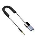 Essager Wireless Essager 5.0 Receiver Adapter Car Speaker 3.5mm Aux Audio Music for Car Bluetooth Receiver. 