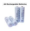 Pack of 4 AA Size Rechargeable Battery  1.2v Button Top Cell. 