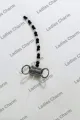 4,8,12 pcs 33mm Beads Stopper Steel Spring – Prevent Beads from Falling in Jewelry Making | Metal Coil Bead Stopper – Jewelry Stringing Clamp for DIY Projects. 