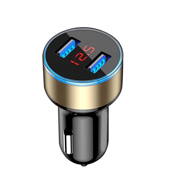 Lovebay%203.1A%20LED%20Display%20Dual%20USB%20Car%20Charger%20Universal%20Mobile%20Phone%20Aluminum%20Car-Charger%20for%20Xiaomi%20Samsung%20iPhone%2011%20Pro%20Max%20-%20Image%202
