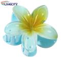 Fashionable Hair Catcher Gradient Color Flower Hair Claw Clip Anti-slip Design Stylish Hair Pin for Women Headwear Tool Hair Claw for Women. 