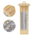 Maximum & Minimum Thermometer Indoor Outdoor Garden Greenhouse. 