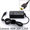 Lenovo Square Pin Laptop Charger 20v 2.25a 45w Without Power Cable. 