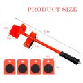 Imported Quality Furniture Mover Tool Transport Lifter Heavy Stuffs Moving Wheeled Roller Bar Set Roller Device Heavy Stuffs Moving Hand Tools. 