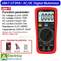 UT39A+ UT39C+ PLUS Manual Range Electrician Multimeter Digital Ammeter Voltmeter AC/DC Ampere Professional Electrician Multimeter by Electrica. 