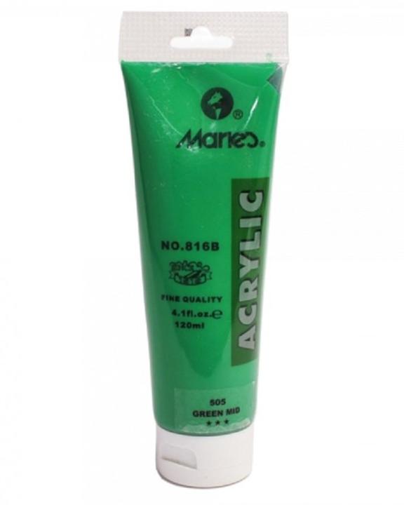Marie's%2075ml%20Acrylic%20Colors%20Paint%20Tubes-505%20Green%20Mid%20-%20Image%202