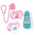 Baby Pacifier Set Silicone Nipples Chain Combination Baby Sleeping Pacifiers With Storage Box. 