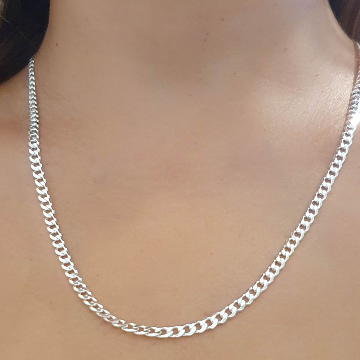 3mm%20Lasting%20Color%20Simple%20Italian%20Silver%20Chain%20for%20Girls%20Decent%20Necklace%20for%20Girls%20-%20Image%203