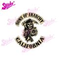 STICKY Sons Of Anarchy Signs Car Sticker Decal Decor For Bicycle Motorcycle Accessories Laptop Helmet Trunk Wall PVC. 