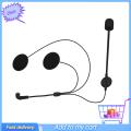 Helmet Microphone Noise Reduction Clear Easy Installation Helmet Bluetooth-compatible Headset Microphone for Motorcycle. 
