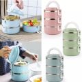 Stainless Steel Lunch Box, 100% Leakproof Food Container with Insulated Lunch Bag and Foldable Spoon, Lunch Box for Adults Kids Students Food Storage Boxes (3-Tier). 