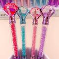 Diamond Shaped Ball-Point Pen With Unique Colors. 