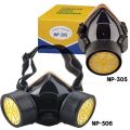 Chemical Industrial Workplace Safety Respirator (Single Filter)- Black 1 piece. 