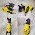 【Ready Stock LS Fashion Cartoon Pet Vest Cute Teddy Dog Clothes Spring & Summer Soft Casual Shirts for Small Dogs Cats XS (1-1.5 kg). 