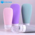 EOCO MALL Wide Mouth Travel Bottle Travel Essentials 4pcs Squeezable Silicone Dispenser Bottles for Shampoo Conditioner Lotion Convenient Refillable Travel Accessories Leak-proof Travel Bottles. 