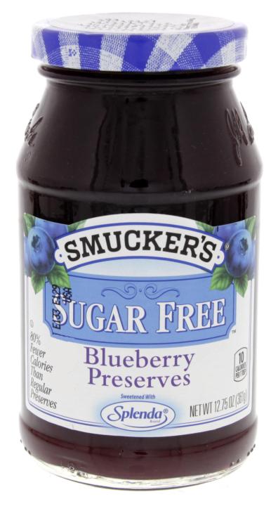 Smuckers Sugar Free Blueberry Preserves 361 GM