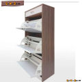 Glow Decor Elegant Multi-Compartment Shoe Storage Organizer with Flap Design - Compact, High-Quality, Space-Saving Entryway Shoe Rack. 