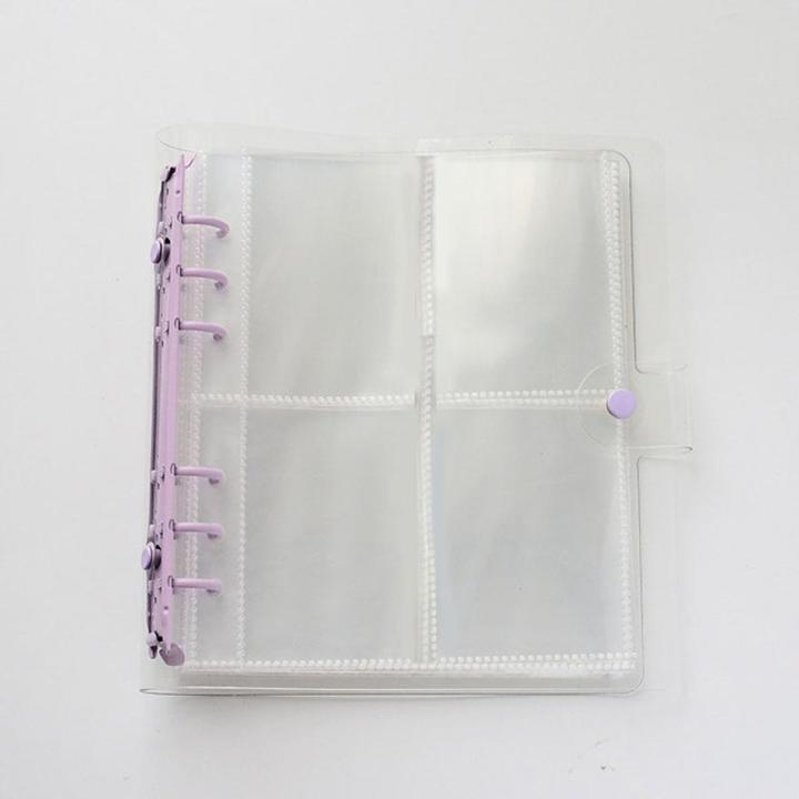 Photo Album 200/100 Pockets Jelly Color Card Holder Transparent Photo Holder Card Bag 3/5 inch Large Capacity Business Card Bag