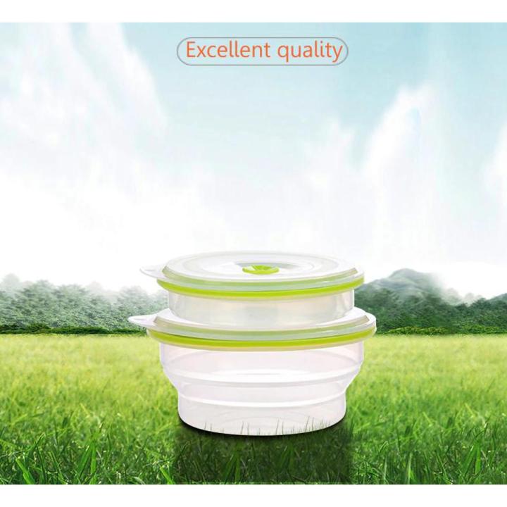 Silicone Airtight Sealed Food Storage Box with Lid - Large