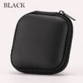 Handfree Cover Charger Hard Case eva Coin Carrying Bag  Earphone Earbuds Hand free Square Shape Storage Handsfree  Cable Key Pouch Zipper Storage Mini Box. 