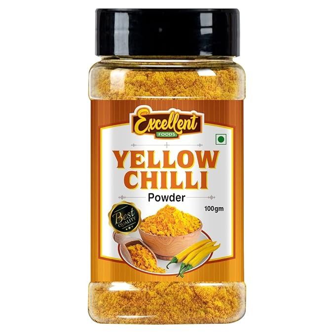 EXCELLENT FOODS - Yellow Chilli Powder (Pelli Mirch) 100g