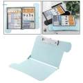 Aluminum A4 Paper Clipboard Document Holder Writing Board Paper Clip Holder for Office Home, 31cm x 22.5cm. 