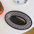 Plastic Fruit Basket multicolor storage basket For Fries Hot Dog Cake Hamburger Basket Storage Kitchen Tools. 