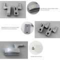 Pack of 4 Universal Cabinet Hinge LED Light Sensor Light with Battery for Cupboard Modern Kitchen Wardrobe Cabinet almirah Closet Automatic undercabinet Mini Hinge Lights Lamp-Warm White. 
