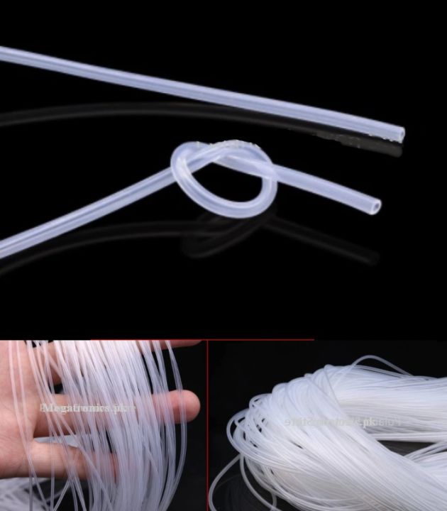 1 meter Silicone Tubing pipe ID 2.5 OD 4 Food Grade Flexible Drink Tubing Pipe Temperature Resistance Nontoxic Transparent