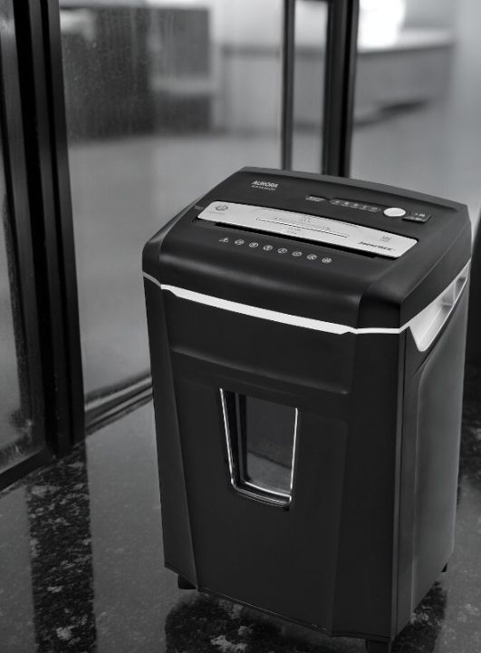 Aurora%20AS-1430CD%20Paper%20Shredder,%2014-Sheet%20Crosscut%20Shredder%20(4x25mm)%20with%2019ltr%20Bin,%20Shred%20CD/Card/Mail/Staple/Clip,%20%20P-4%20Security%20Level%20Document%20Shredder%20with%20220mm%20throat%20width%20and%20LED%20Display,%20continuous%20operation%20time%20of%2015%20mins%20Perfect%20for%20your%20needs%20-%20Image%203