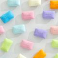 1 Box Of 8pcs Rainbow-colored Erasers, Cute And High-value Erasers For Students, Less Crumbs And No Marks. 