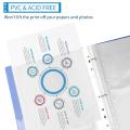 A4 Clear Loose Leaf File Sheet Protector with 11 Holes. 
