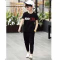 Money Heist Summer Tracksuit For Kids (T-Shirt + Trouser). 