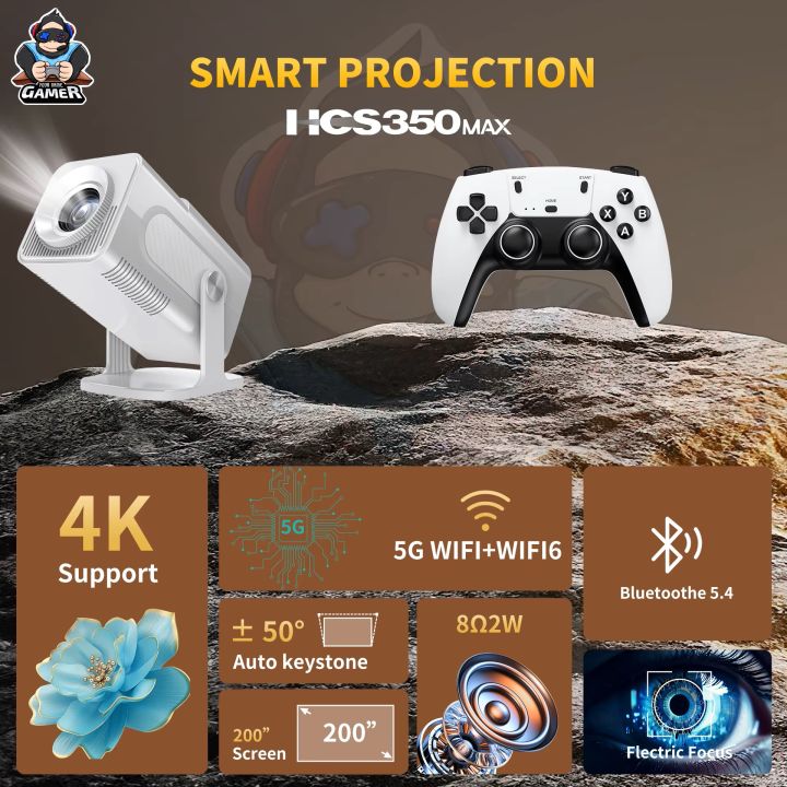 HCS350%20MAX%20&%20PRO%20Game%20Combo%20Projector%20with%20Controllers%20Native%20720P%20support%204K%20Android%2011%20Wifi6%20BT5.0%20Home%20theater%20Game%20projector%20for%20home%20-%20Image%206