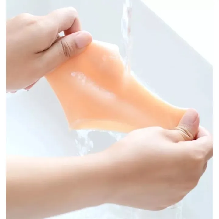 1%20Pair%20(2PCS)%20Silicone%20Gel%20Moisturizing%20Sock%20Prevent%20Foot%20Heel%20Crack%20Shoes%20-%20Image%204