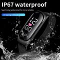 Gesh 2023 Gold Women's Watches Sports Touch Led Digital Electronic Wrist Watch For Men Student Girl Hand Ring Magnetic Bracelet Watch. 