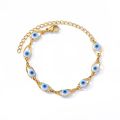 Elegant Zircon Flowers Bracelet For Women Girls Charm Gold Color Stainless Steel Plant Bracelets Luxury Designer Jewelry Gifts. 