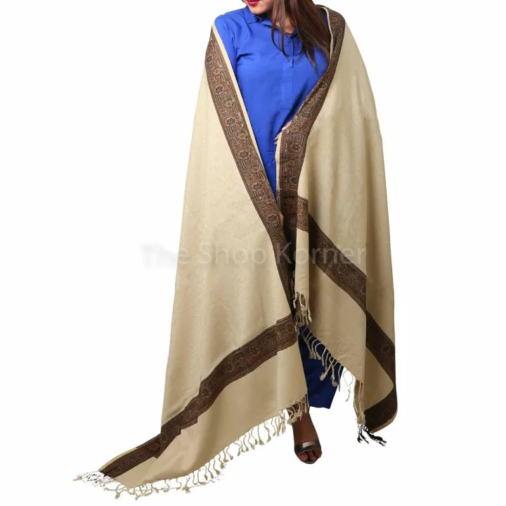 Acro%20Woolen%20beige%20Color%20Kashmiri%204%20Border%20Shawl%20/%20Dupatta%20For%20Her%20/%20Stole%20for%20Women%20-%20Image%202