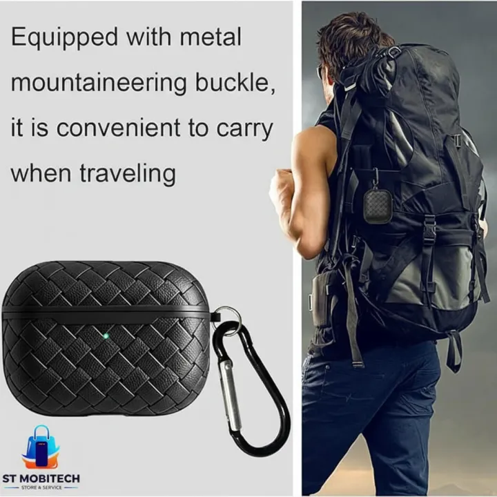 Silicone%20Braided%20Protective%20Case%20for%20Pro%202%20Earbuds%20%7C%20Shockproof%20Cover%20%7C%20Scratch%20Resistant%20%7C%20Carabiner%20Hook%20%7C%20ST%20Mobitech%20-%20Image%203