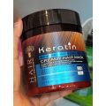 Keratin Hair Straightening Smoothing Creamy Hair Mask Treatment 500ml. 