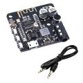 BT5.0 Audio Pro Receiver with AUX Audio Cable MP3 Bluetooth Decoder Lossless Car Speaker Audio Amplifier Board. 