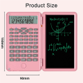 Scientific Calculators, 12-Digit LCD Display with Erasable Writing Tablet Foldable for Home School Meeting and Study B. 