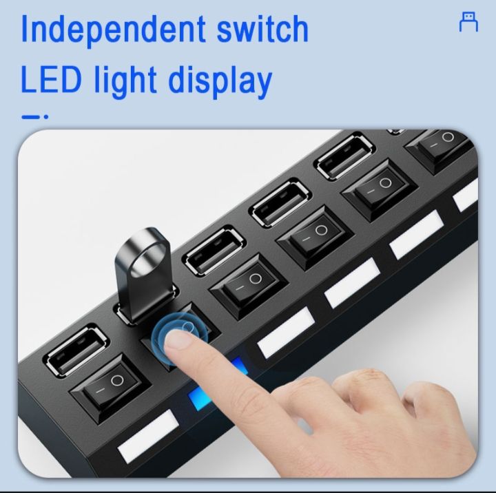 USB%20HUB%202.0%20WITH%20ON/OFF%20SWITCH%20BUTTONS%20%20%7C%207%20PORTS%20USB%20HUB%20EXTENSION%20%7C%20%20LIGHTNING%20FAST%20CONNECTIVITY%20%7C%20SUPER%20QUALITY%20PRODUCT%20-%20Image%202