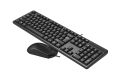 A4Tech KK-3330S Wired Keyboard Mouse Set - Multimedia FN Keyboard - Silent Click Mouse -1000 DPI - Black. 