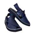 Blue Color New Design Kaptaan Chappal. 
