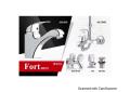 Fort 7 pieces Complete Bath Set Shower Set Wall Mounted 7 in 1 Complete Bathroom Fitting Sanitary Fittings 100% Brass Chrome Finish. 