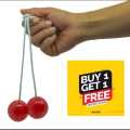 Pro-Clackers Ball fidget Clack Balls On String Shake Impact Clacker Ball Toys for Kids Mind Refreshing Toy Buy 1 Get 1 Free. 