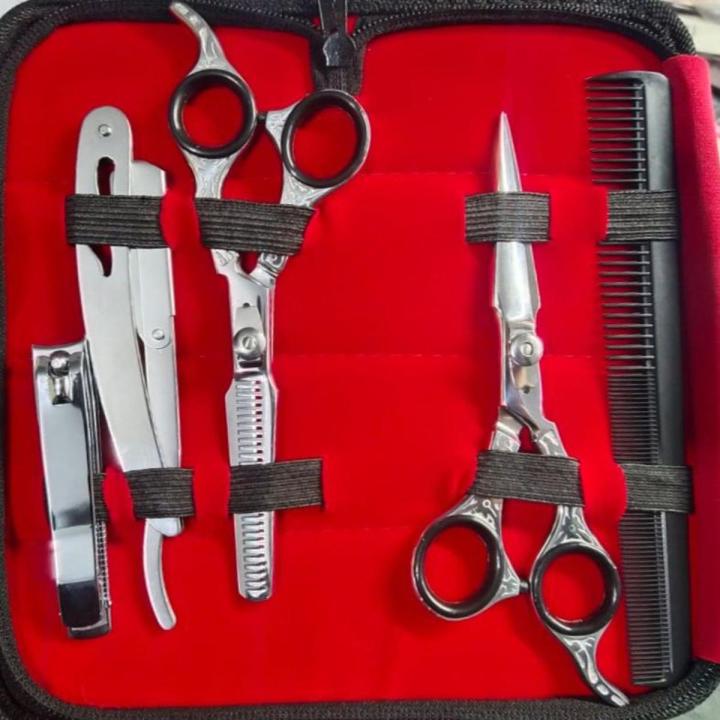 Professional Quality Stainless Steel Barber Full Set Hair Cutting