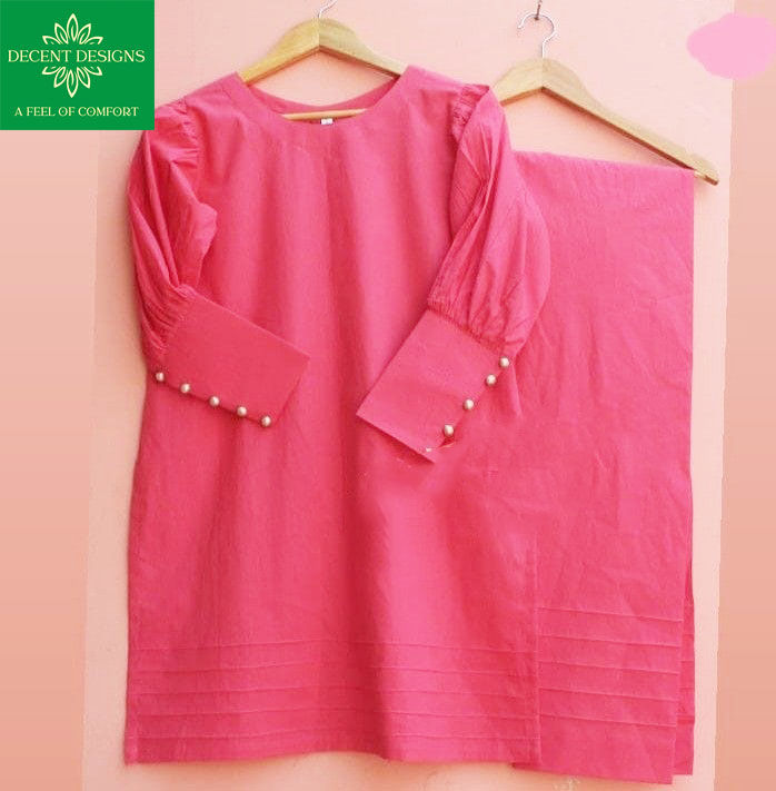 2pc Casual Wear Decent Simple Dress