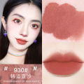 NOVO Velvet Matte Lipstick Lip Glaze Lip Clay Female Matte Plain Makeup Non-Stick Cup Non-Fade Affordable Student Niche. 